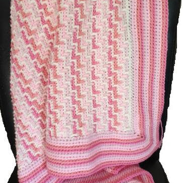 Pretty in Pink Baby Blanket (UK)