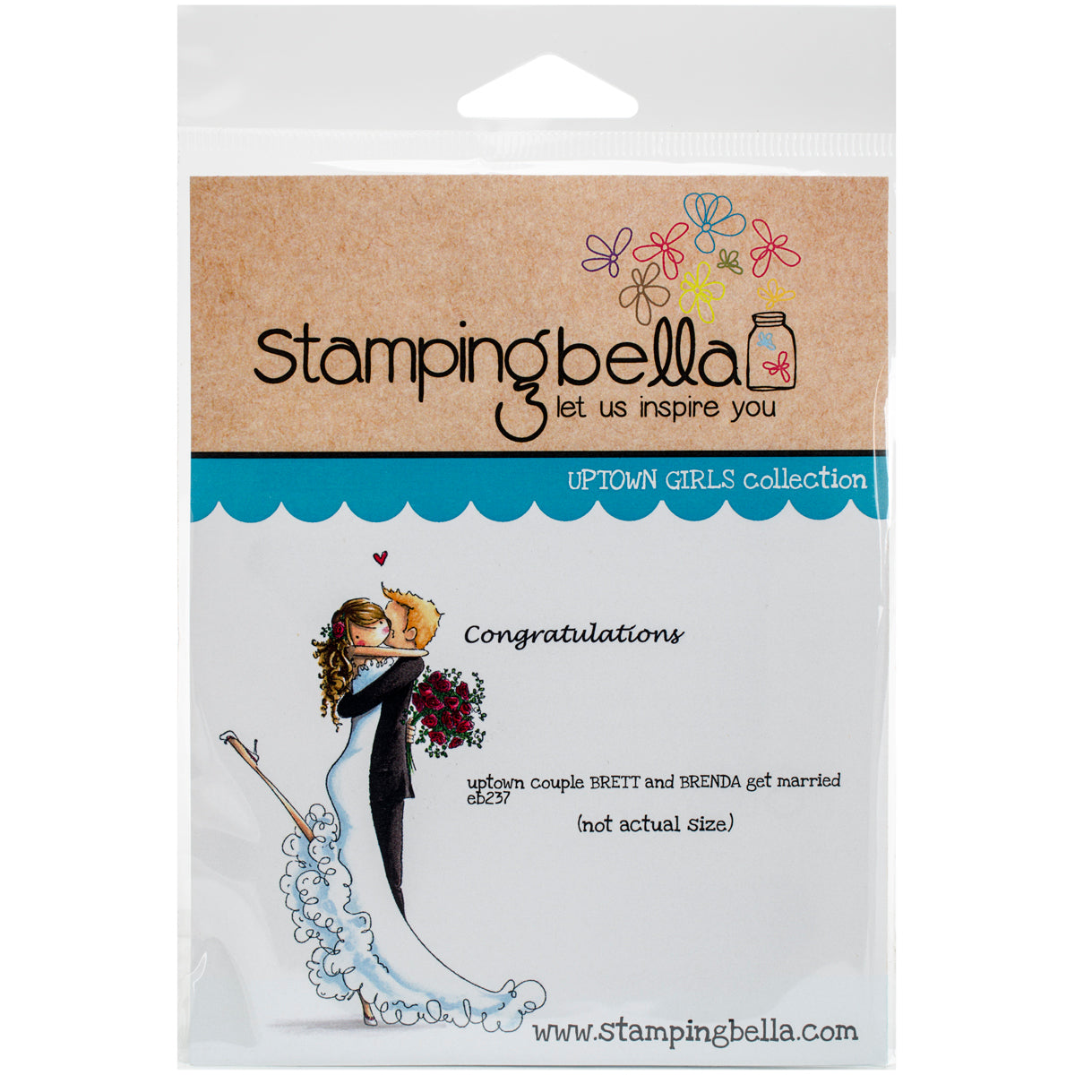 Stamping Bella Cling Stamps - Brett & Brenda Get Married