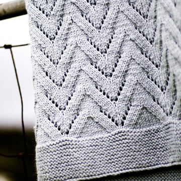 Twisty Lace Blanket