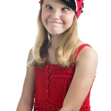 Ladybug Cap & Daisy Pin