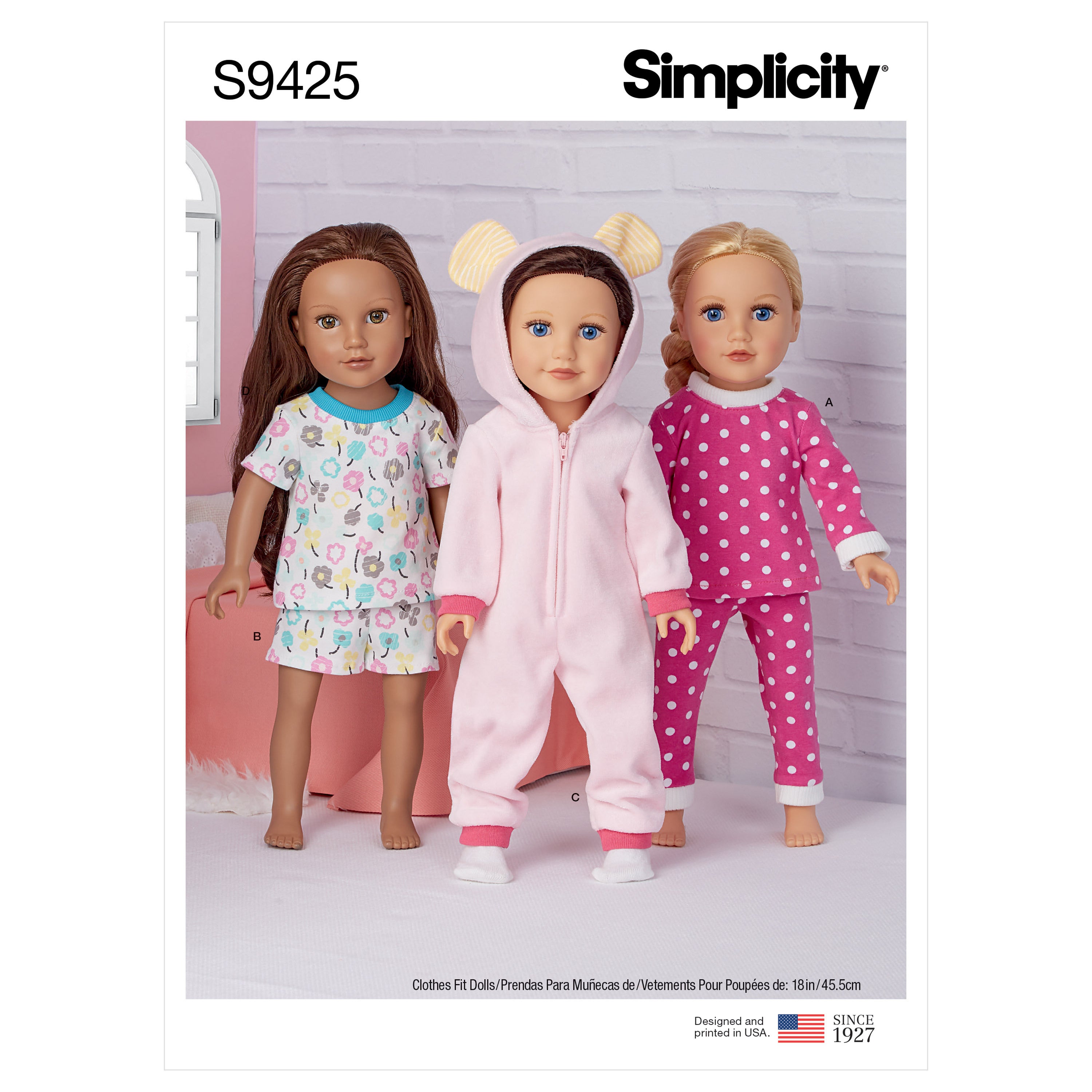 Simplicity 18" Doll Clothes S9425 - Sewing Pattern