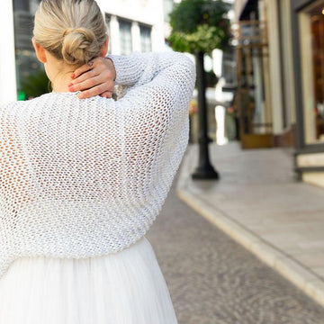 Glitter bolero for brides