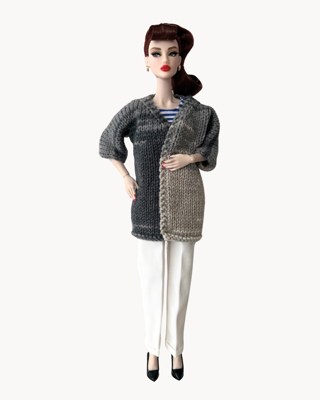 Cosy Cardi for 1:6 scale fashion dolls
