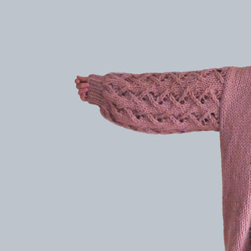 Entwined Sleeve Cardigan knitting pattern