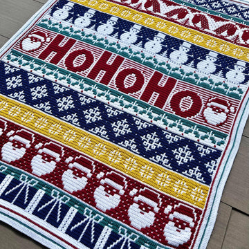 HoHoHo Blanket & Table Settings