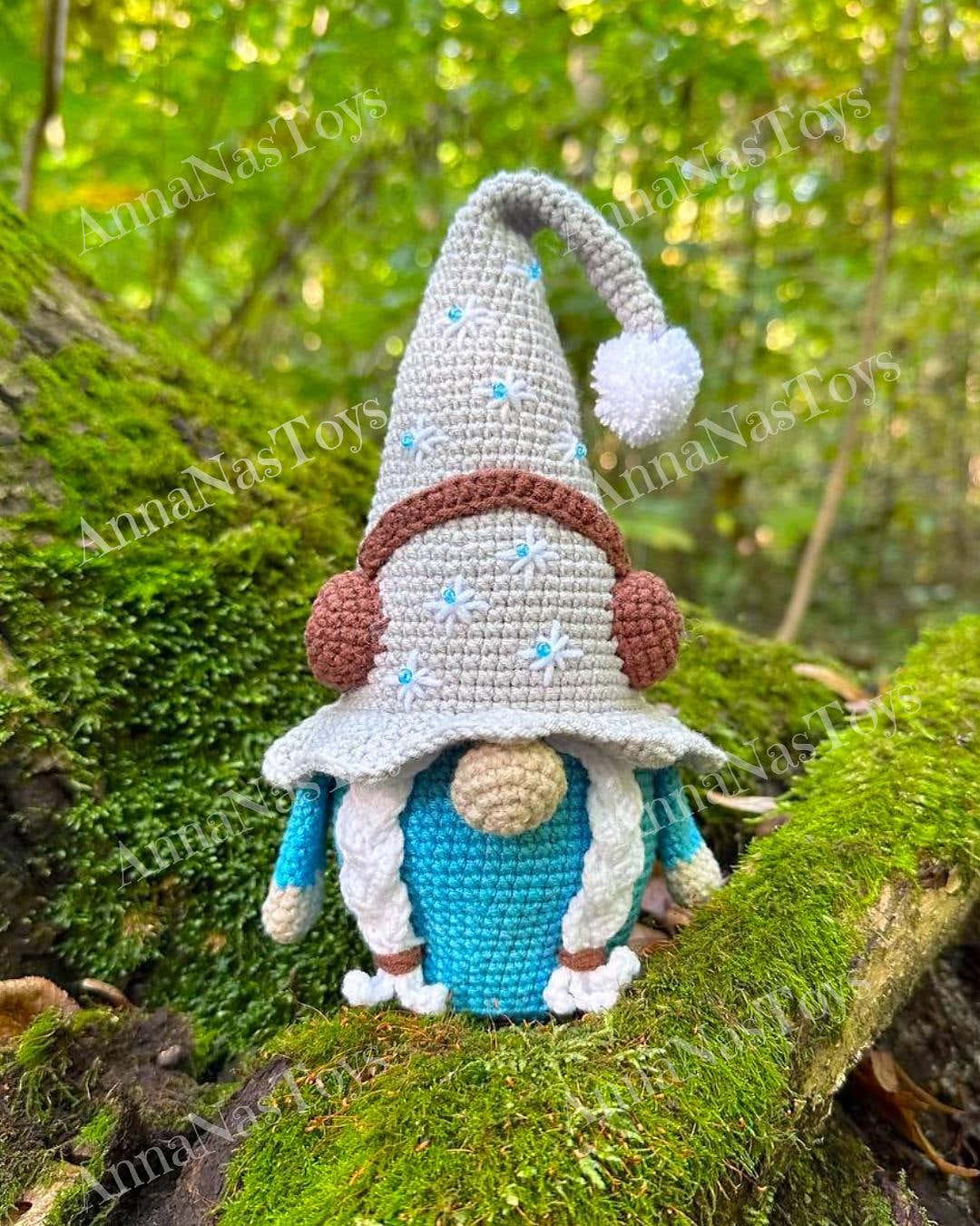 Winter gnome with earmuffs