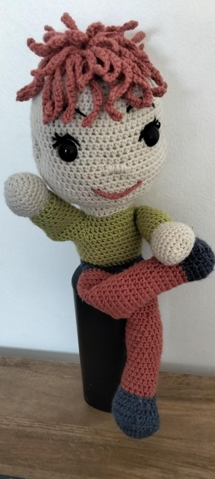 Crochet Hand puppet Mr Dilly