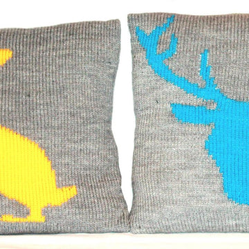 Woodland Hare Cushion Cover