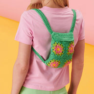 Granny Square MIni Backpack Crochet Pattern