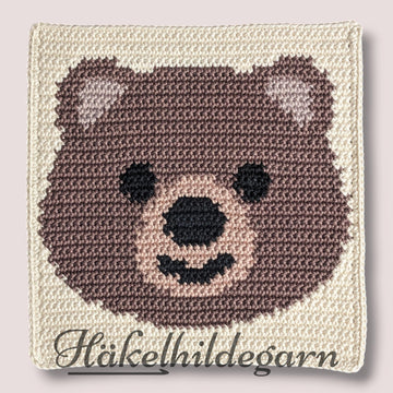 Teddy Bär auf Quadrat
