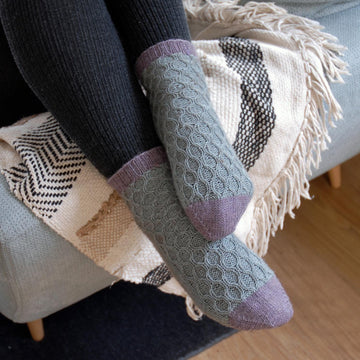 Lavender and Mint Socks