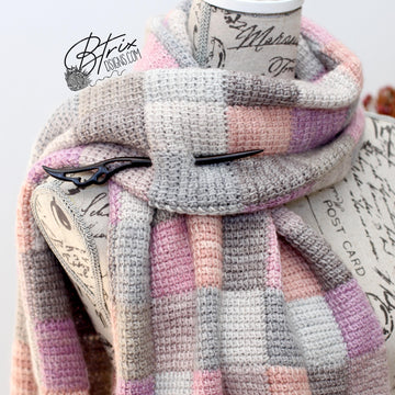 Tunisian Entrelac Scarf
