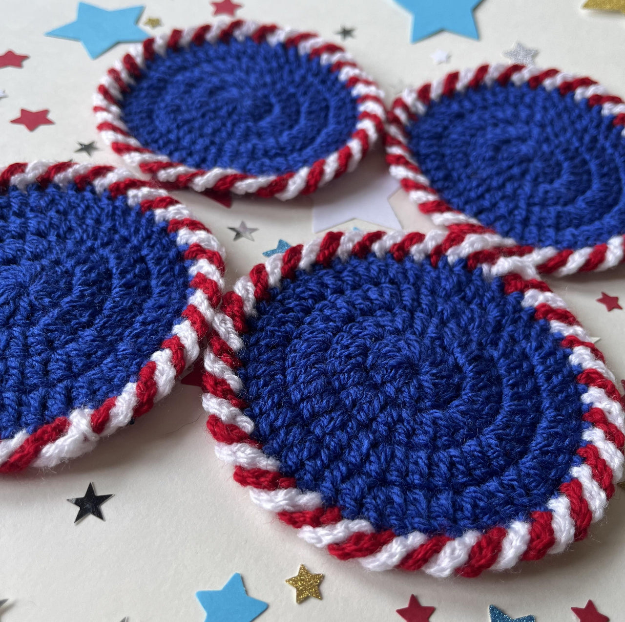 Stars and Stripes American Coasters