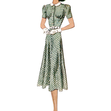 McCall's Misses' Vintage Dresses and Belt M8338 - Sewing Pattern