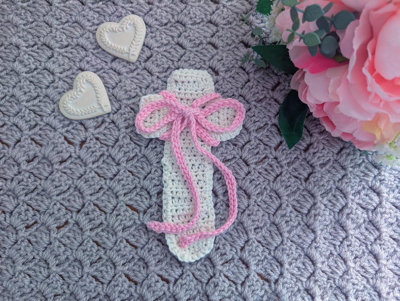 Crochet Cross Bookmark Pattern