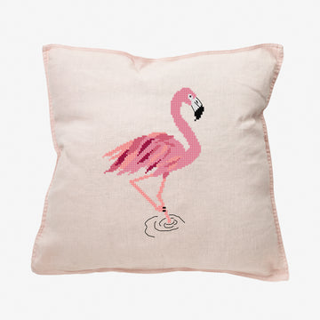 Flamingo in DMC - PAT0778 -  Downloadable PDF