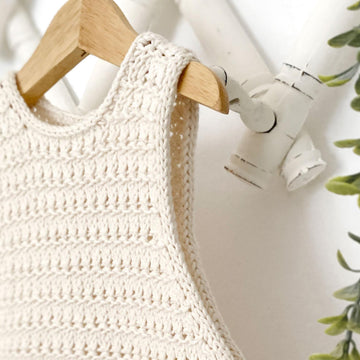 Size 4-6 years -Knitted NATURtop