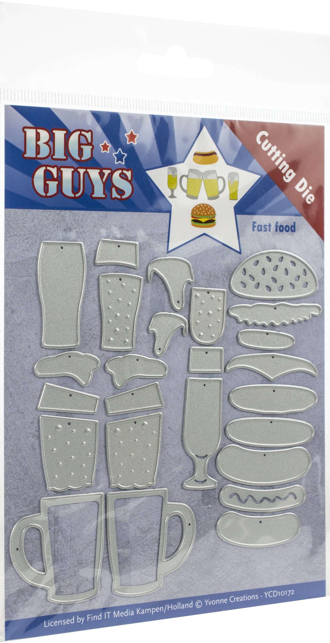 Find It Trading Yvonne Creations Die - Fast Food, Big Guys