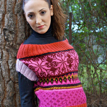 Burst of colors vest