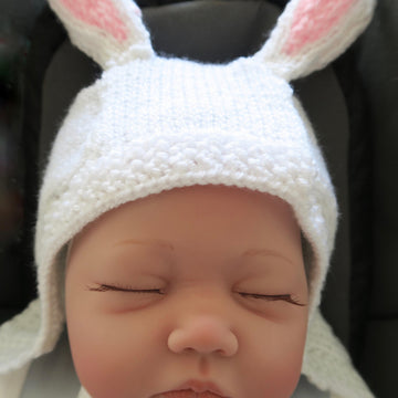 Baby Bunting Bunny Hooded Car Seat Blanket