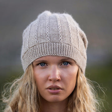 Kalahari beanie knitting pattern
