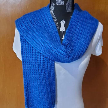 Crochet Knit Look Scarf
