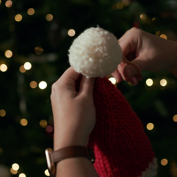 Santa Hat Knitting Pattern