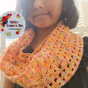Trellis Infinity Skinny Scarf