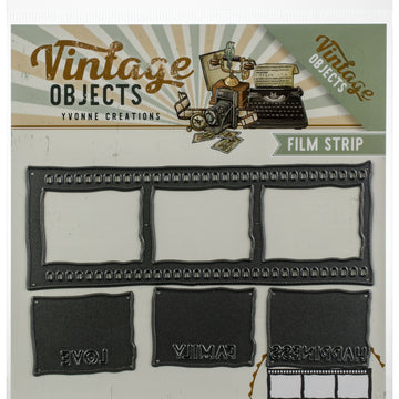 Find It Trading Yvonne Creations Die - Film Strip, Vintage Objects