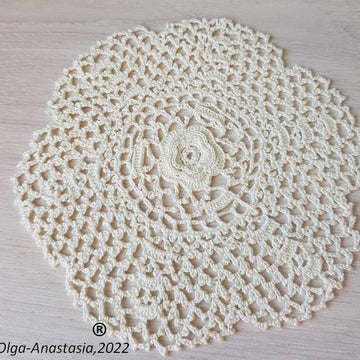 Antique floral motif with rose