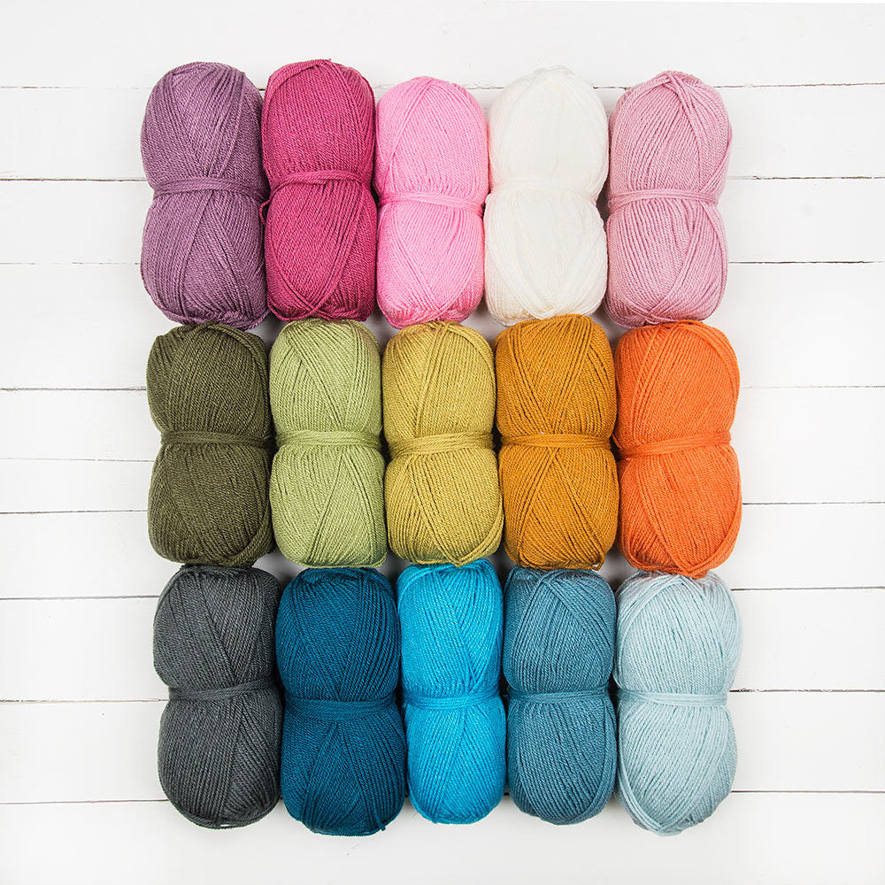 Stylecraft Special DK Jane Crowfoot CAL 15 Ball Colour Pack - Sunshine & Showers