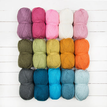 Stylecraft Special DK Jane Crowfoot CAL 15 Ball Colour Pack - Sunshine & Showers