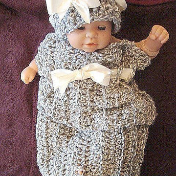 333, ROSE-BUD, COCOON AND HAT SET