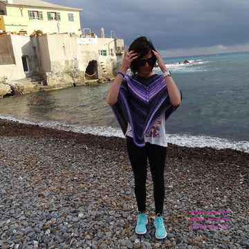 Mix di colori per un poncho