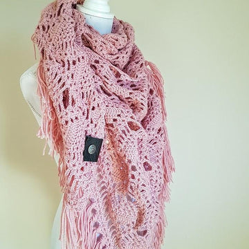 Triangle Shawl Pineapple