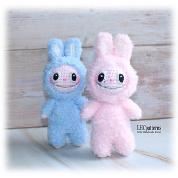 Smiling Bunny / Labubu Crochet Pattern