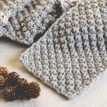 Trinity Stitch Scarf in Stylecraft Special Chunky Acrylic Yarn