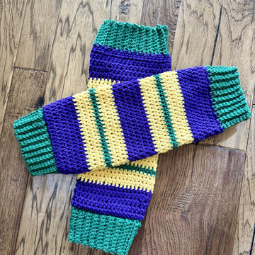 Mardi Gras Leg Warmers