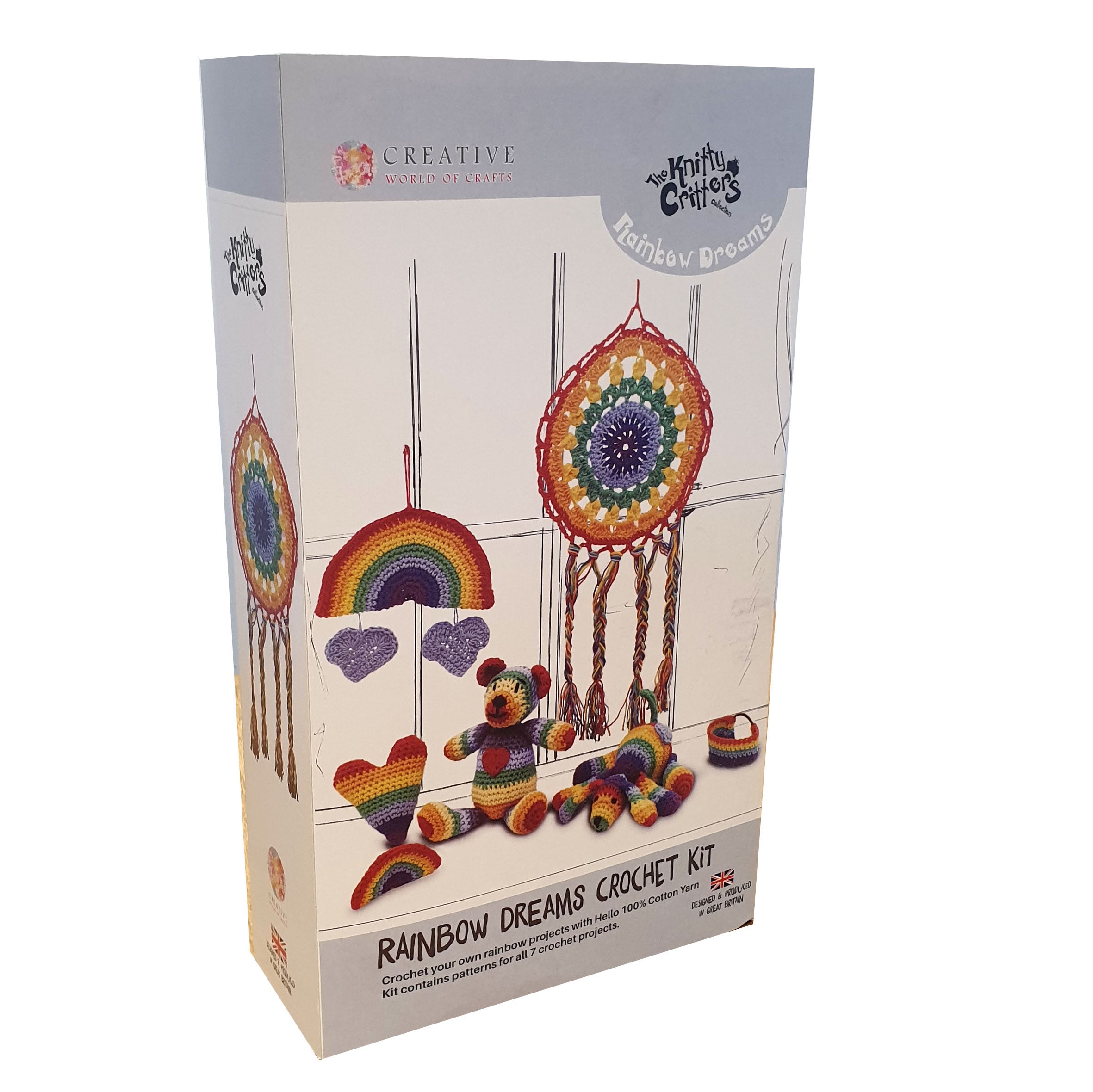Creative World of Crafts Rainbow Dreams Crochet Kit