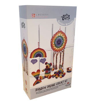 Creative World of Crafts Rainbow Dreams Crochet Kit