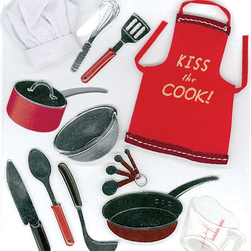 Jolee's Boutique Dimensional Stickers - Cooking