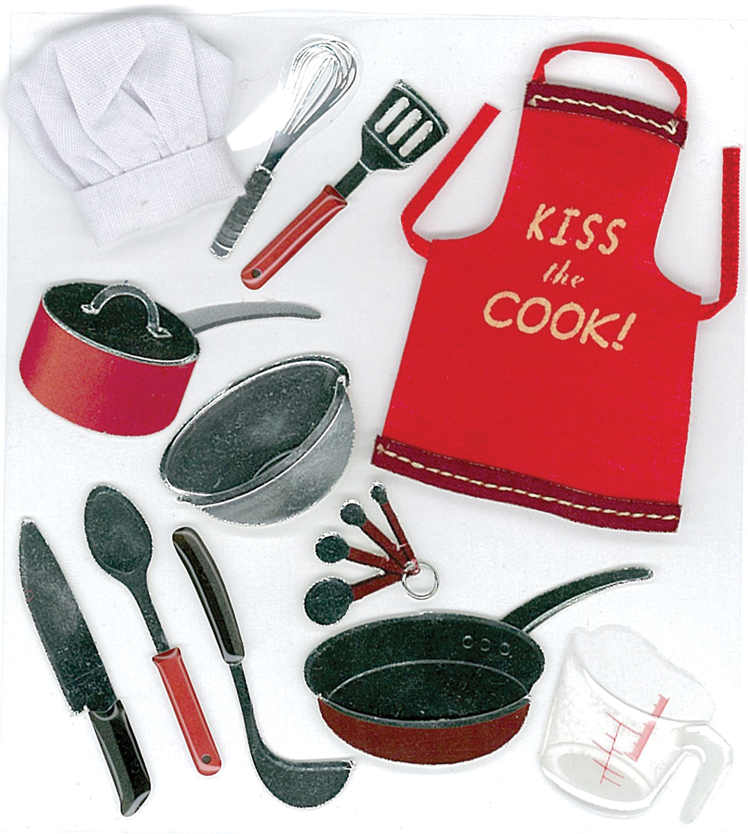 Jolee's Boutique Dimensional Stickers - Cooking