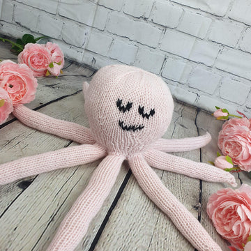 Knitted Octopus soft toy