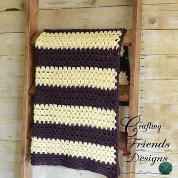 Plum Ribbon Afghan