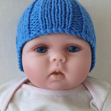 Oakley - Baby’s 12ply reversible 5x2 rib beanie