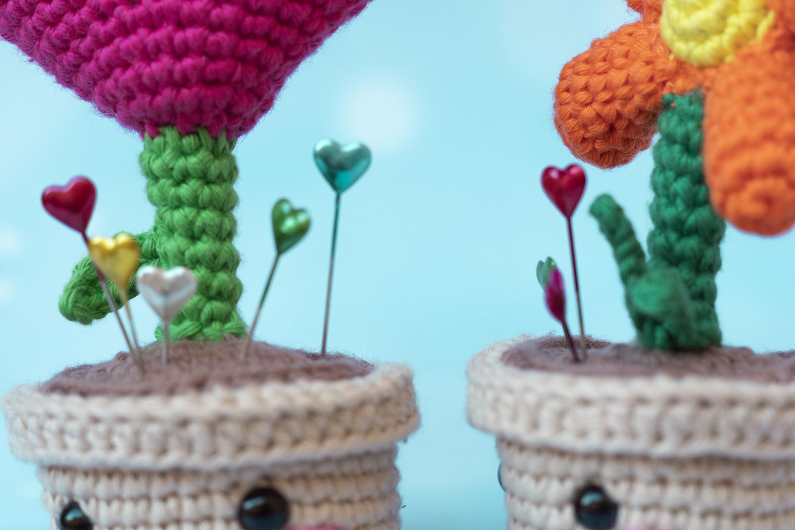 Pincushion flowerpots