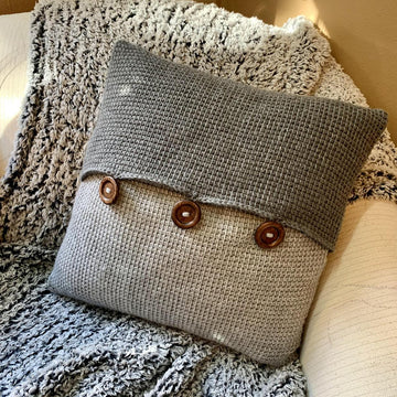 Beginner Tunisian Crochet Pillow Cover