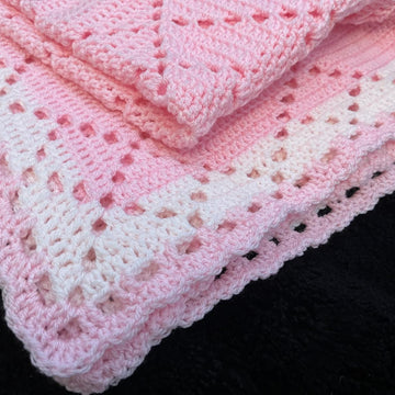 Double Diamonds Baby Blanket
