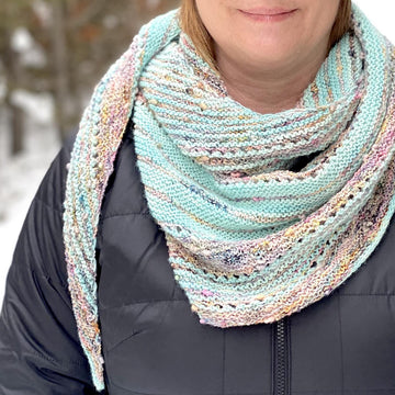 Painted Pebbles Shawl
