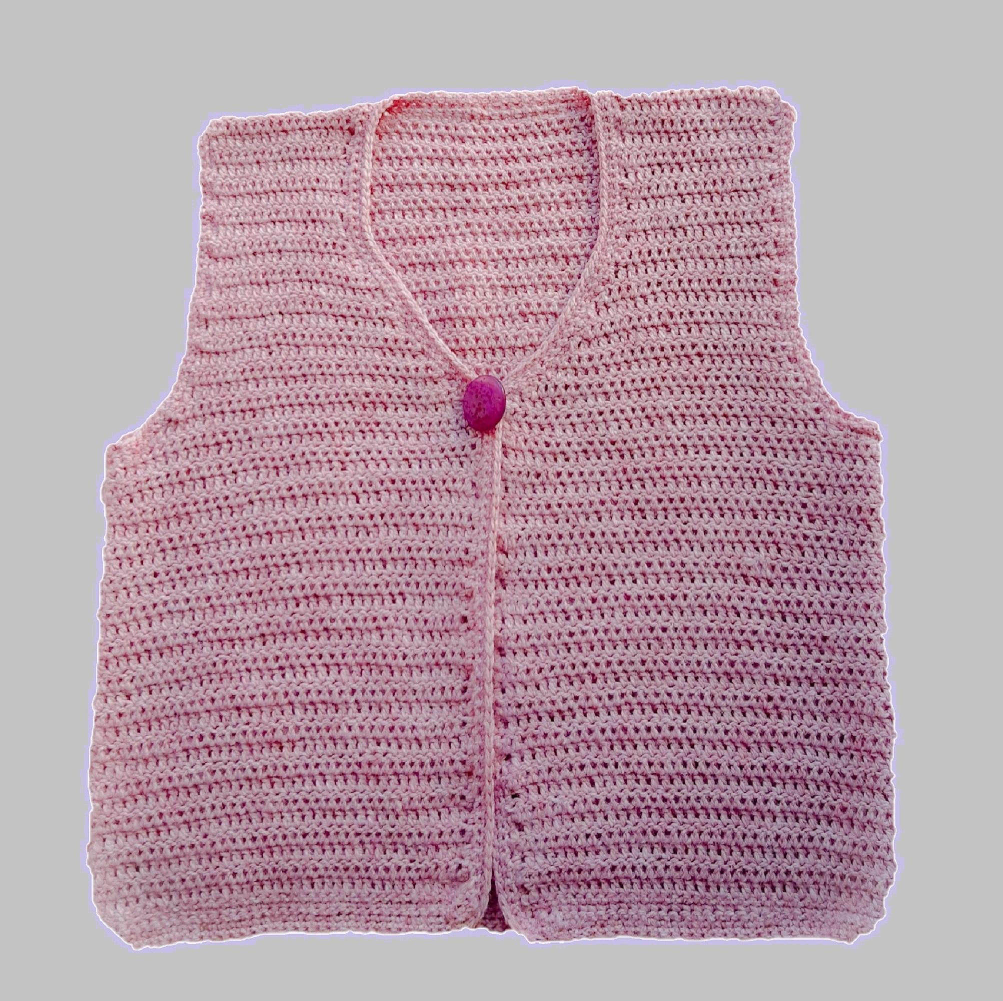 Simple Crochet Vest